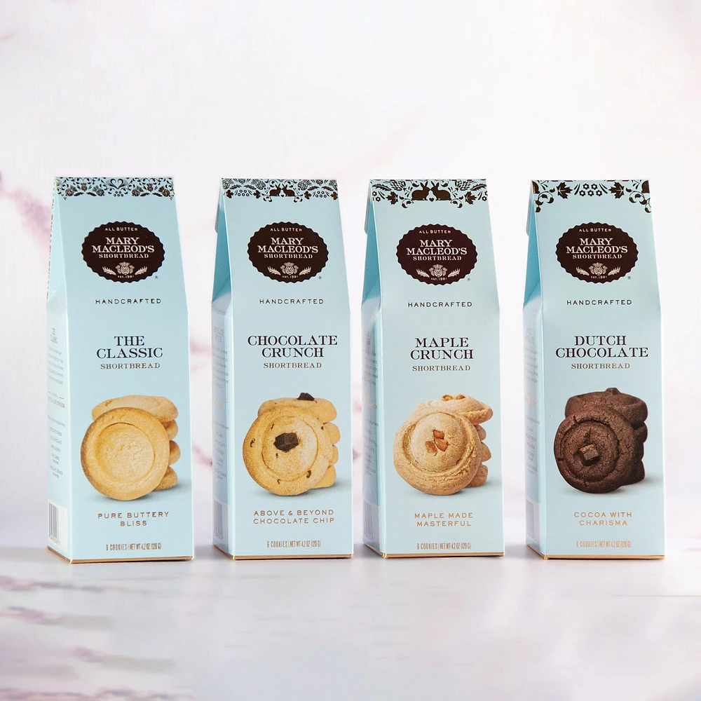 Mary Macleod's 4 Pack Assorted Shortbread Butter Cookies - 24 pc