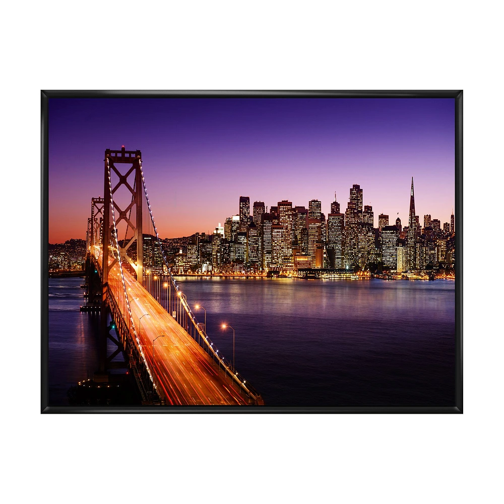 San Francisco skyline and Bay Bridge  Canvas Wall Art