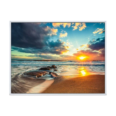 Beautiful Cloudscape over the Sea Canvas Art Print