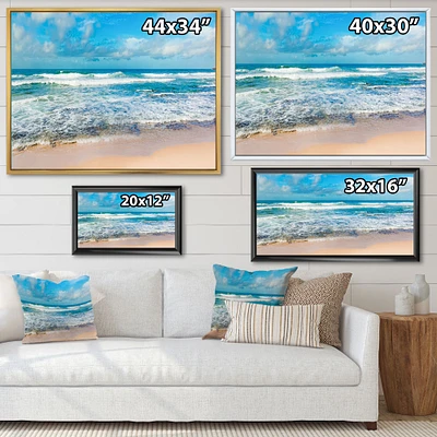 indian Ocean Panoramic View  Canvas Art