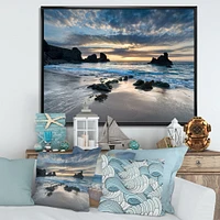 Beautiful Porthcothan Bay Canvas Wall Art