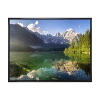 Green Mountain Lake the Alps  Wall Art