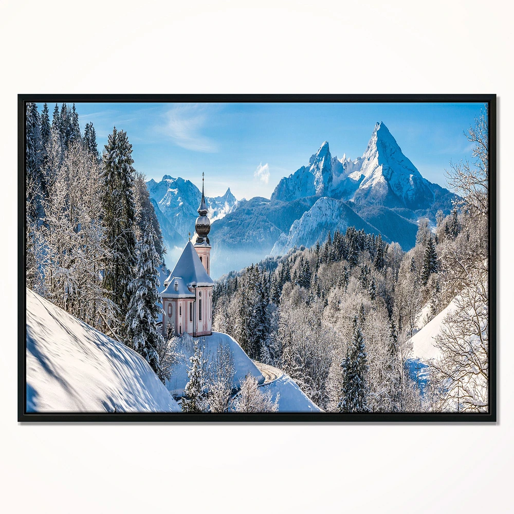 Winter the Bavarian Alps  Wall Art