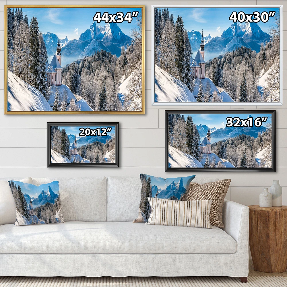 Winter the Bavarian Alps  Wall Art