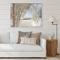 Lake Winter Woods  Wall Art