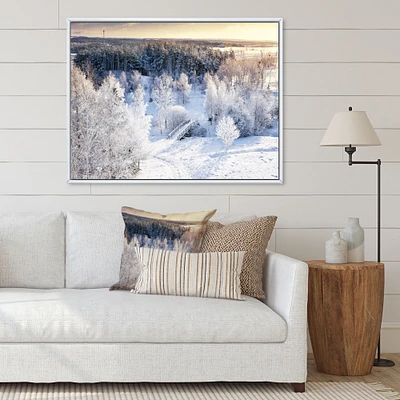 Beautiful Winter Panorama  Wall Art