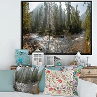 Toile « Mountain River Panorama