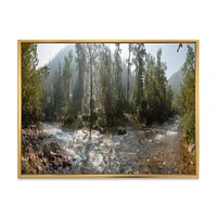 Toile « Mountain River Panorama