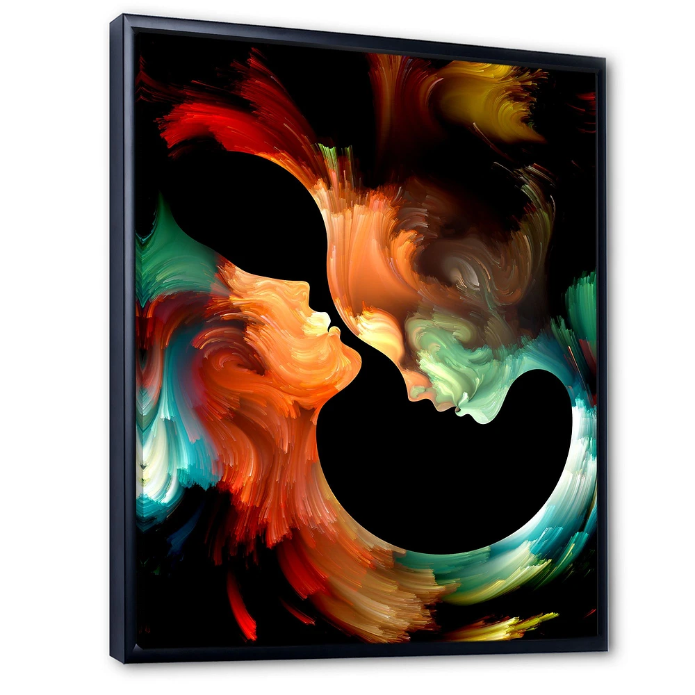 Realms of Paint - Abstract People  Canvas Wall Art Print