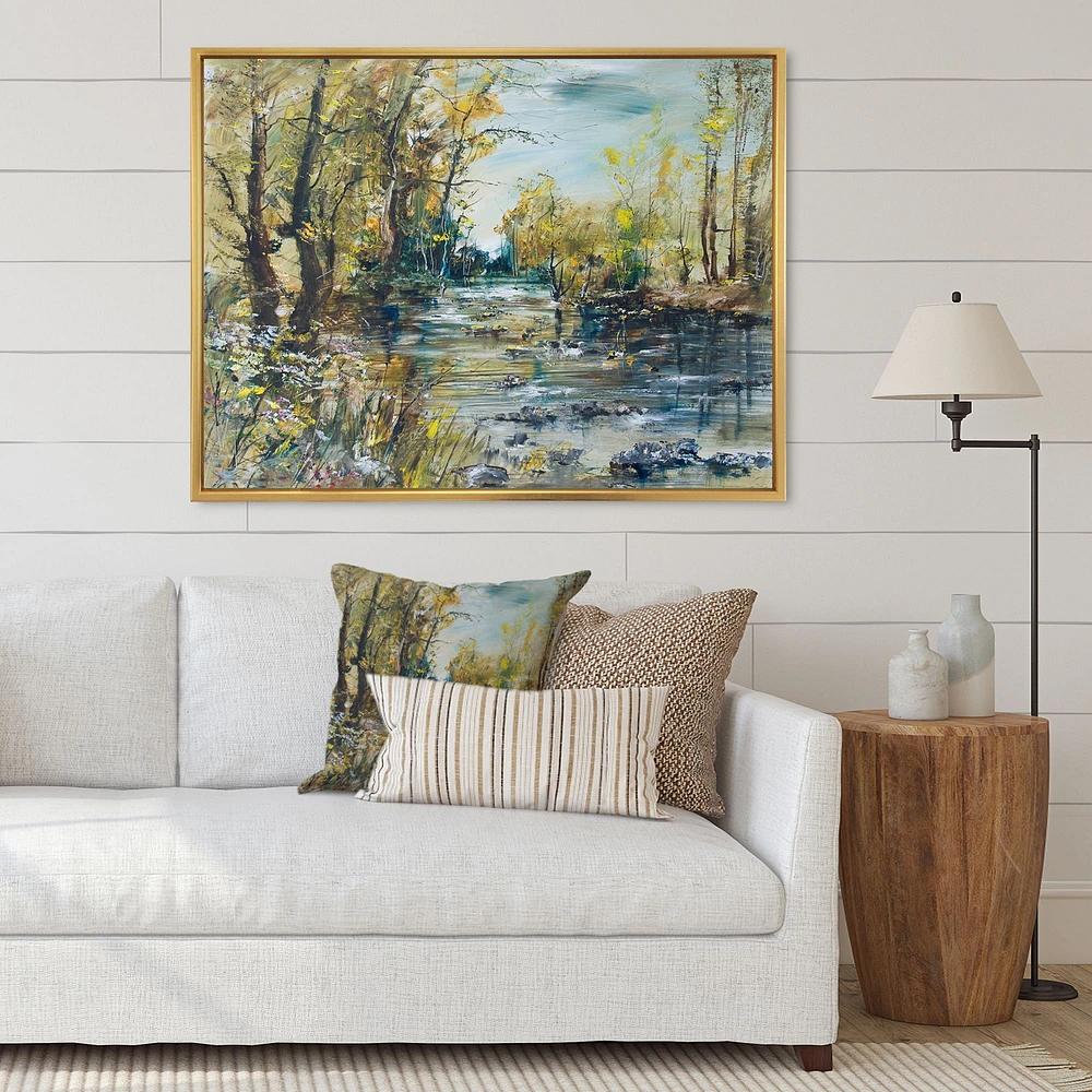 Toile « Rocky River the Forest »