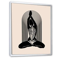 Cosmic Women Series Black and White II  Wall Art