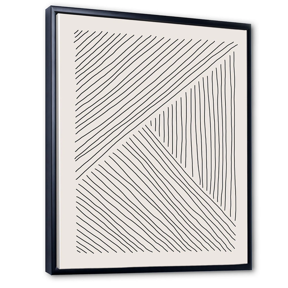 Toile « Minimal Geometrical Lines II »