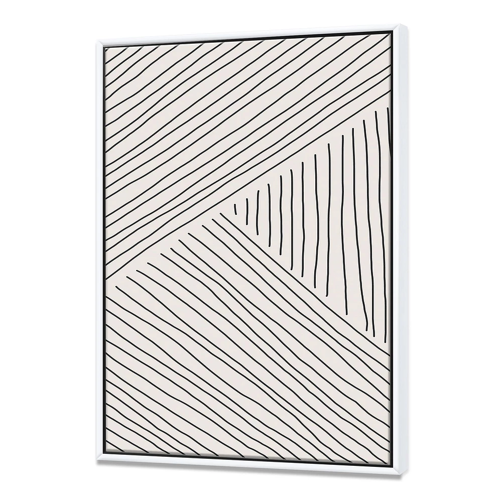 Toile « Minimal Geometrical Lines II »