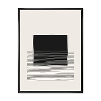 Toile « Minimal Geometric Lines and Squares VIII »