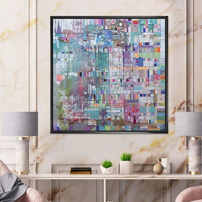 Toile « Matrix Colour Field »
