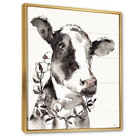 Toile « Cow Portrait Counrty Life »