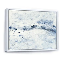 Blue Wipe Out Canvas Art