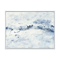 Blue Wipe Out Canvas Art