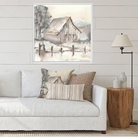 Farmhouse Barn Grey VII  Canvas