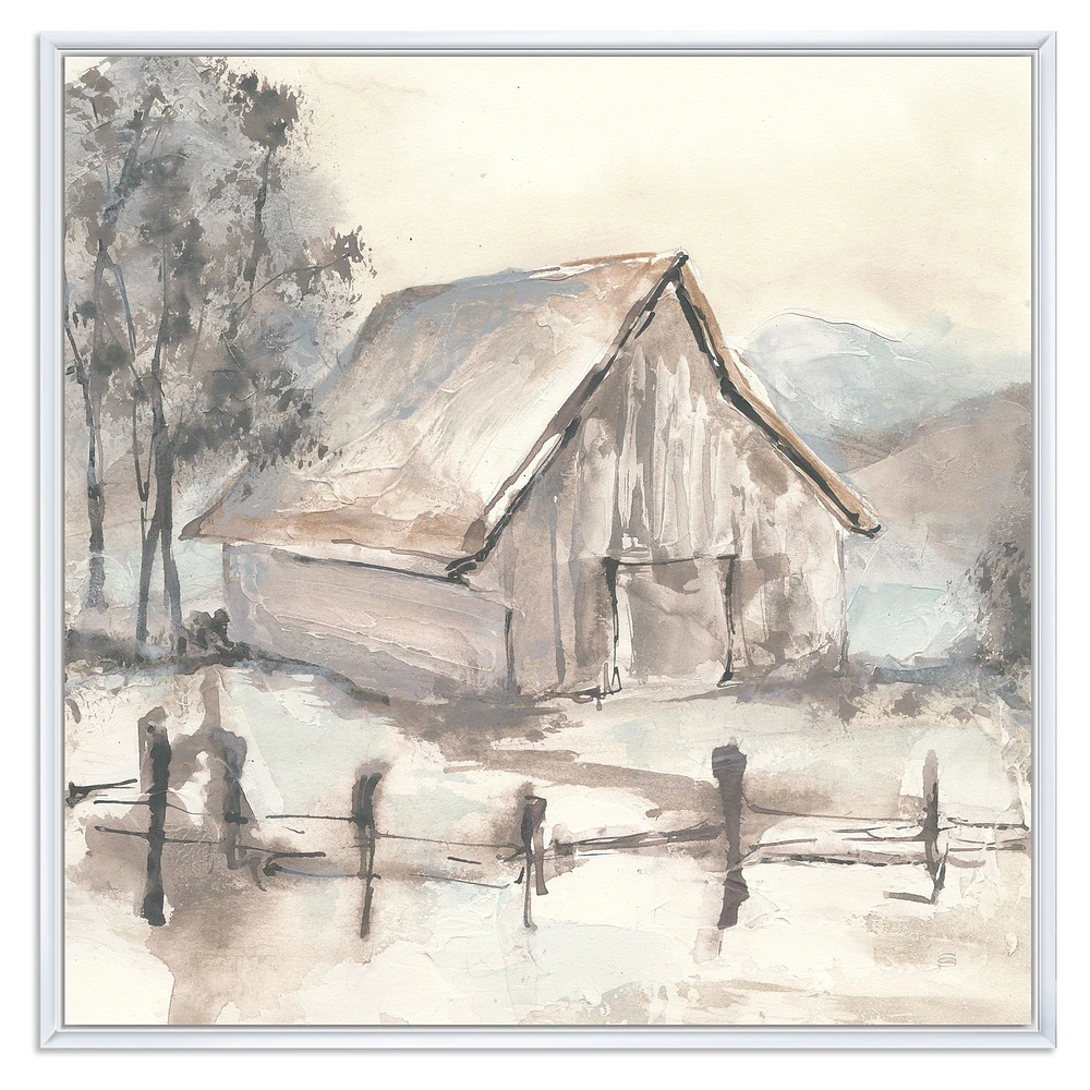 Farmhouse Barn Grey VII  Canvas