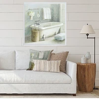 Pastel Bath I  Canvas Wall Art