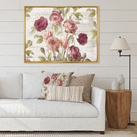 French Roses I  Canvas Wall Art