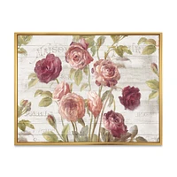 Toile  « French Roses I »