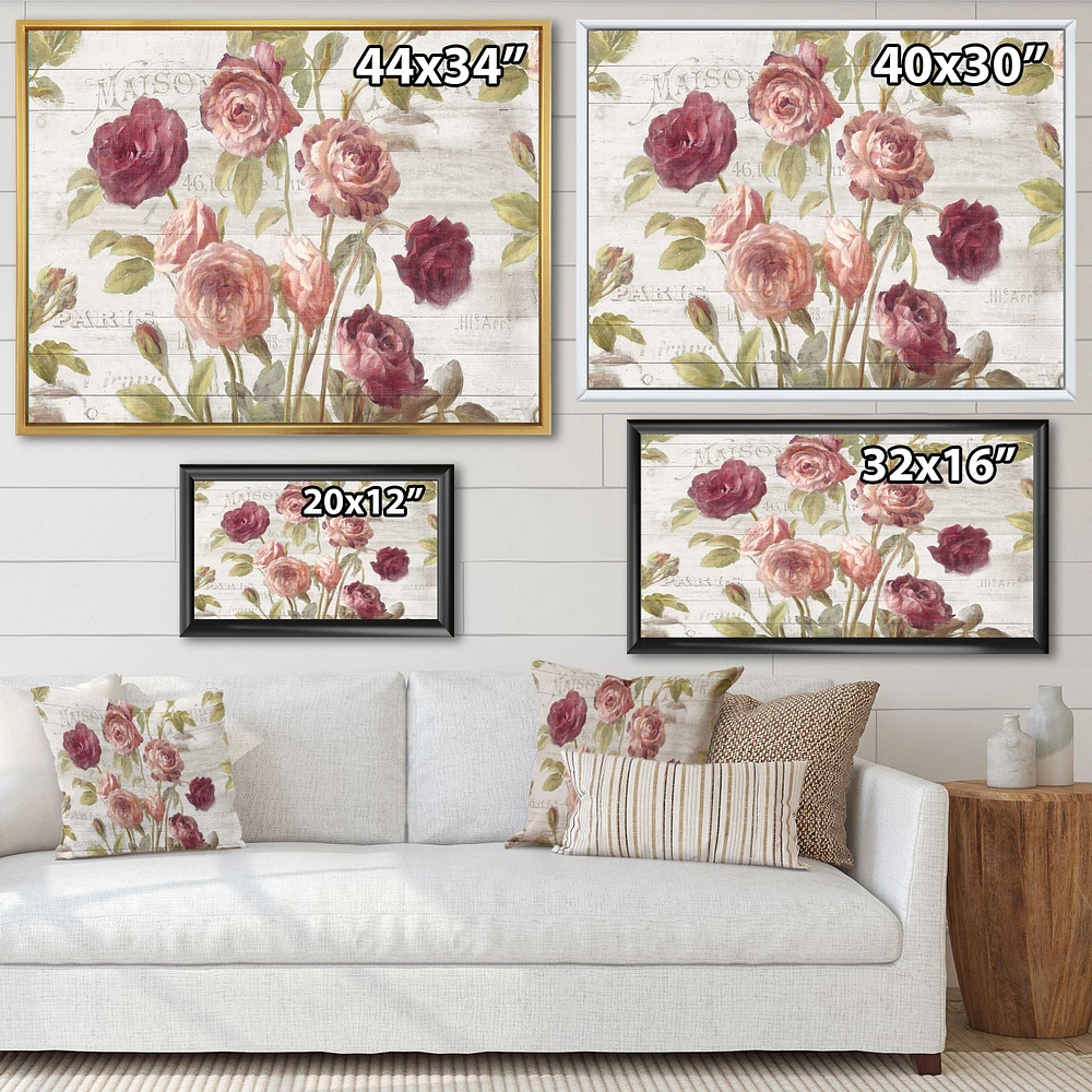 Toile  « French Roses I »