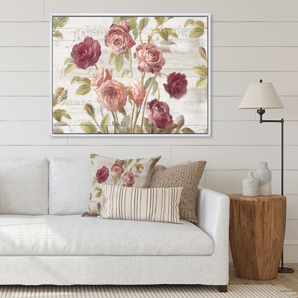 French Roses I  Canvas Wall Art