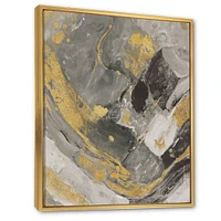 Marble Gold and Black II  Wall Art