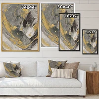 Marble Gold and Black II  Wall Art