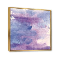 Watercolor Purple Haze II  Wall Art