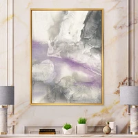 Watercolor Minimal Purple Tones I  Wall Art