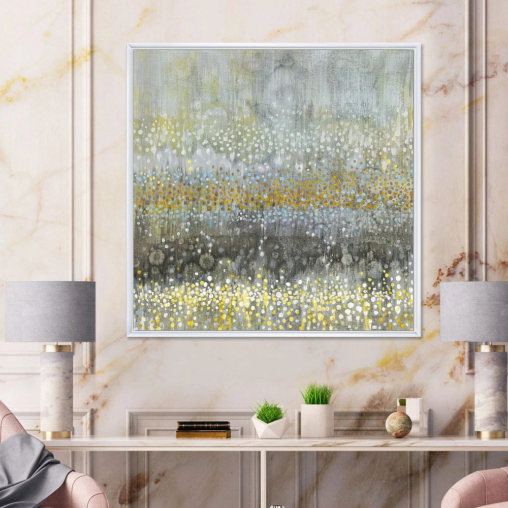 Glam Rain Abstract III - Modern & Contemporary Wall Art