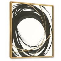 Gold Glamour Circle II  Wall Art