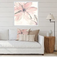 Pink Shabby Floral II  Canvas Artwork