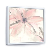 Pink Shabby Floral II  Canvas Artwork