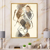 Gold Glam Squares III  Wall Art