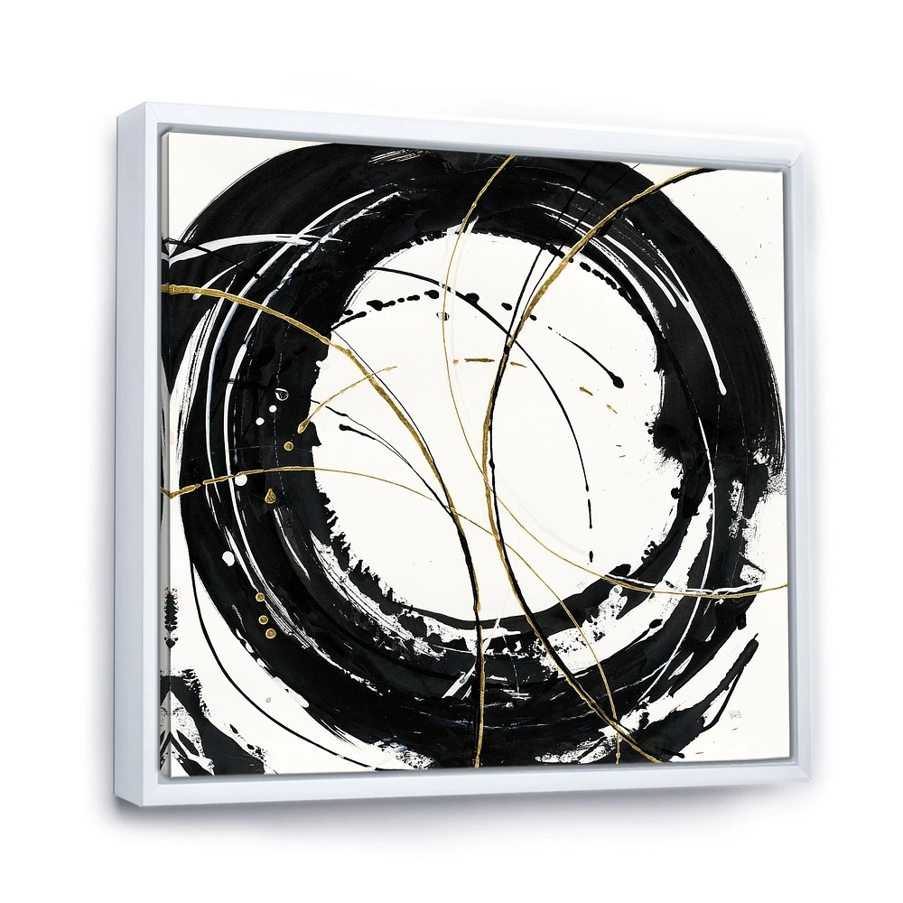 Gold Metallic Circle  Wall Art