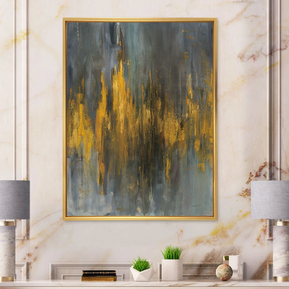 Black and Gold Glam Abstract Wall Art