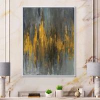 Black and Gold Glam Abstract Wall Art