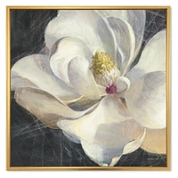 Vivid White Magnolia IV  Canvas Wall Art