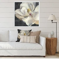 Vivid White Magnolia IV  Canvas Wall Art