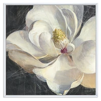 Vivid White Magnolia IV  Canvas Wall Art