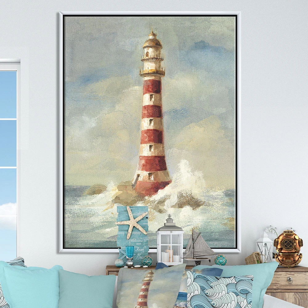 Ocean Lighthouse  Wall Art