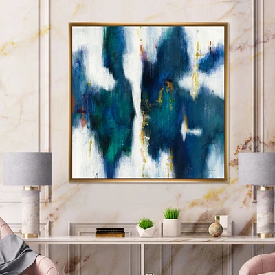 Blue Glam Texture I  Wall Art