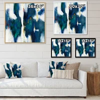 Blue Glam Texture I  Wall Art