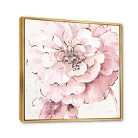 Toile  « Indigold Shabby Peonies Pink »