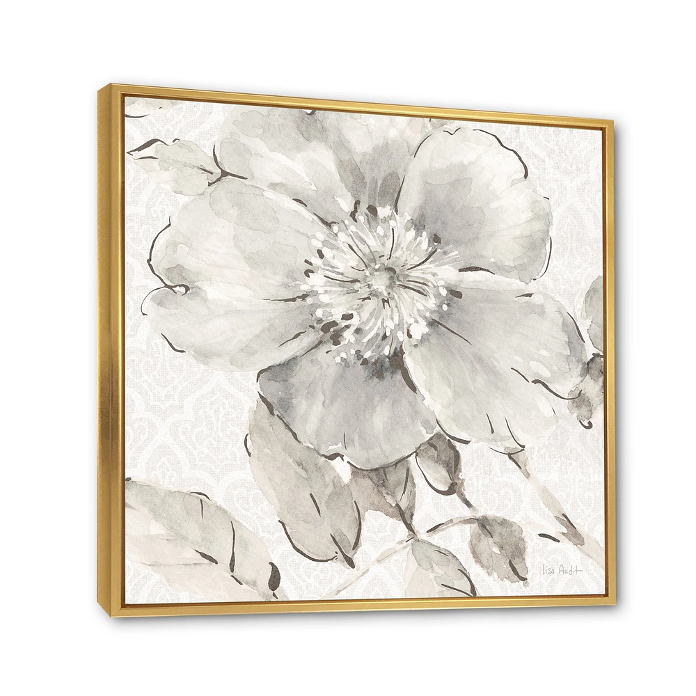 Indigold Grey Peonies II  Wall Art