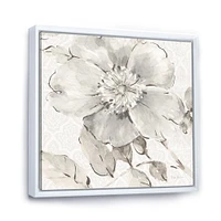 Indigold Grey Peonies II  Wall Art